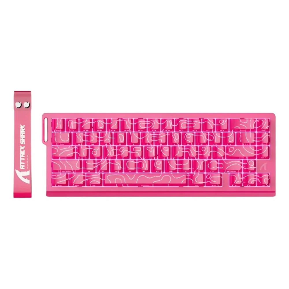 Attack Shark X68 HE Gaming Keyboard - Magnetic Mechanical, 0.01ms Rapid Trigger, 8000Hz Polling, Wired, 128K Ultra-Long Life