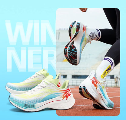 ONEMIX 2025 Scarpe sportive da running uomo donna con piastra in carbonio, traspiranti, ammortizzate, antiscivolo, PB, leggere, a rimbalzo