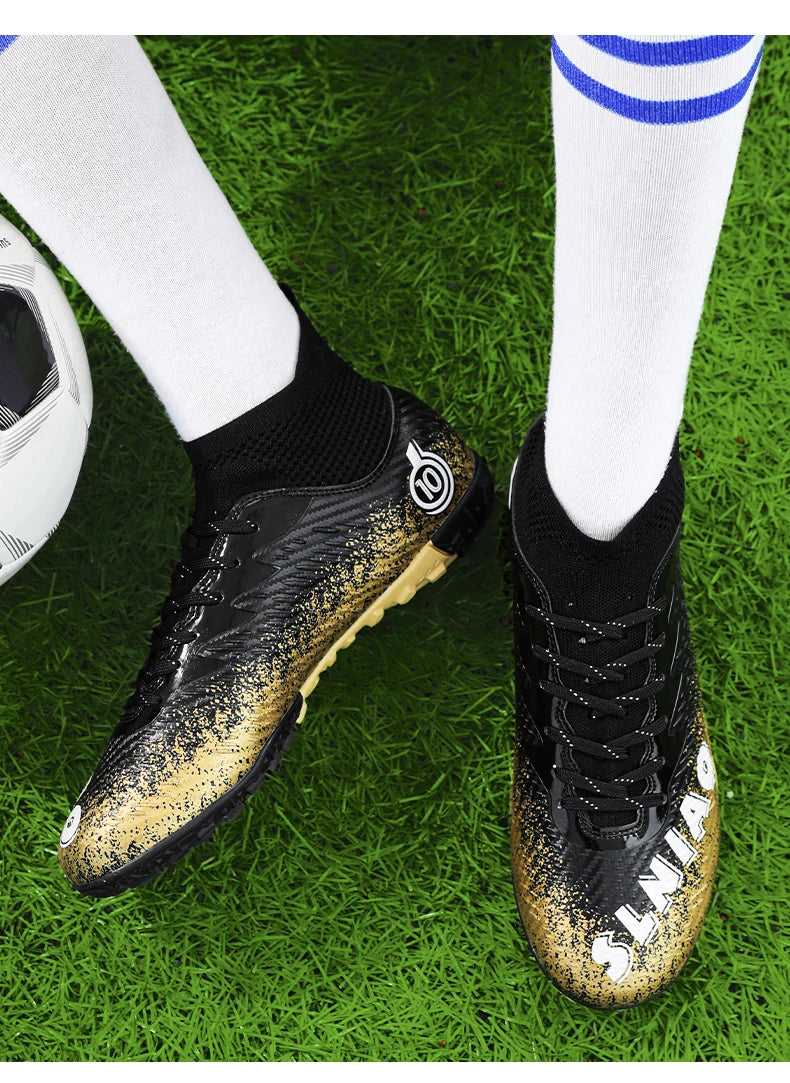 Men's Soccer Shoes Kids Football Boots Women's Professional Soccer Cleats Anti-skid Football Shoes TF/FG Outdoor Football Shoes