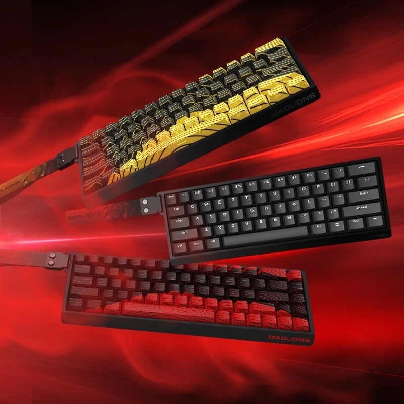 Madcatz Mad60 Mad68 HE 8k Mechanical Keyboard Magnetic Switch Wired 60% 68% Gaming Keyboards Rapid Trigger Customs Keyboards