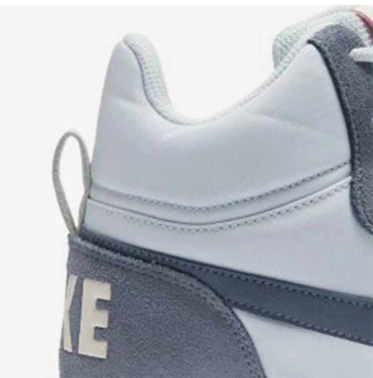 Nike official authentic COURT BOROUGH women's casual wear-resistant mid top board shoes 844907-005