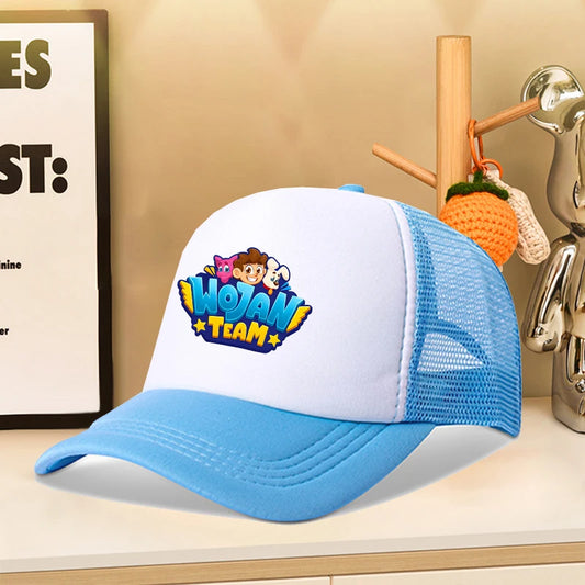 Wojan Teams Mesh Baseball Cap Cute Cartoon Summer Outdoor Sports Sun Hat Fashion Parent-child Activity Breathable Sunbonnet Gift