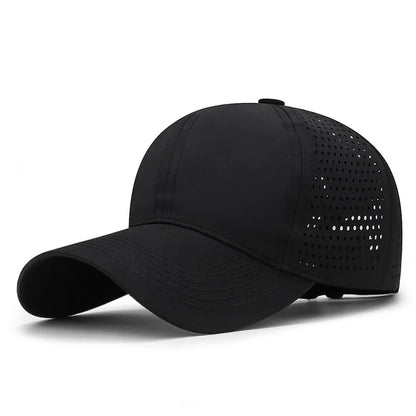 Breathable Mesh Baseball Cap Unisex  Casual Style Polyester Hat Lightweight Solid Color Adjustable Sun Cap for Outdoor