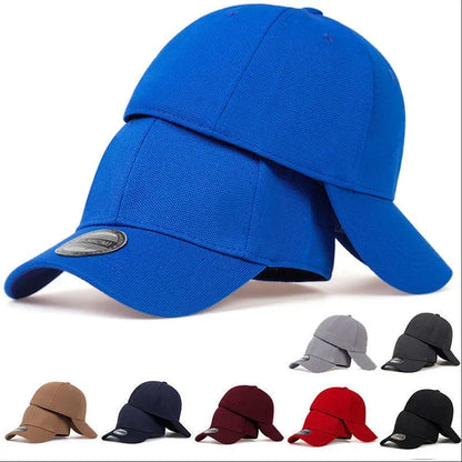 High Quality Baseball Cap Man Fitted Closed Full Cap Mesh Cap Outdoor Breathable Sports Cotton Sun Male Trucker Hat Gorras Hombre