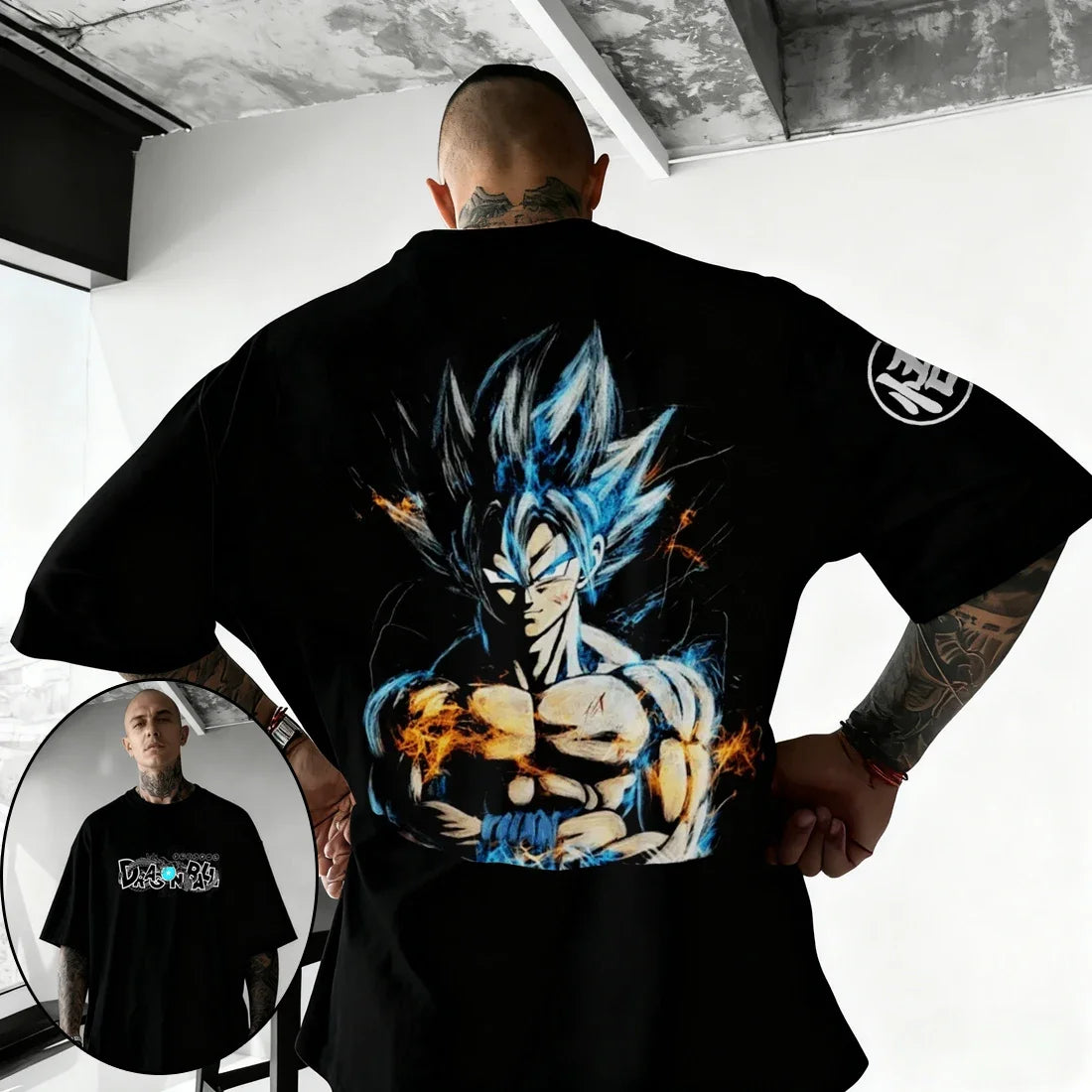 Dragon Ball Japanese Anime Printed Men's T-Shirt Majin Buu Boys Children Harajuku Short Sleeve Kids Goku T-shirt Summer Clothing