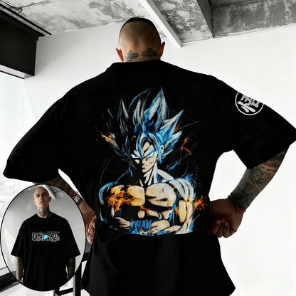 Dragon Ball Japanese Anime Printed Men's T-Shirt Majin Buu Boys Children Harajuku Short Sleeve Kids Goku T-shirt Summer Clothing