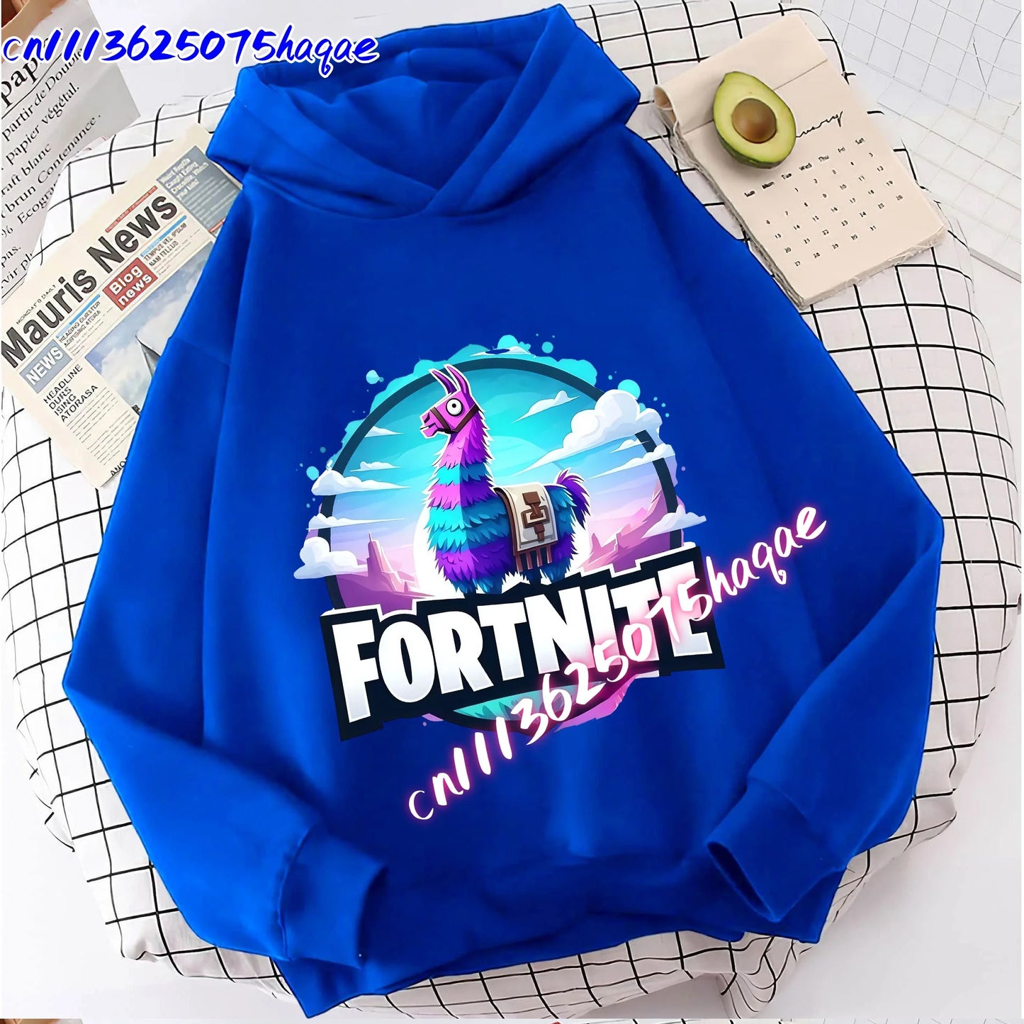 New Fortnite Kids Sweatshirts Cartoon Game Character Printed Hoodie Autumn Casual Children’s Tops Winter Baby Boys Clothing