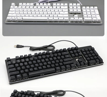 104 Keys Korean French Russian Spanish German Backlit Keycaps For Mx Switch Mechanical Keyboard OEM Profile ABS Key Caps DIY