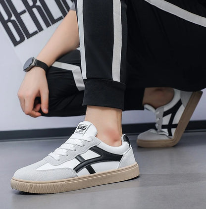 Men’s Casual Shoes New Fashion Lightweight Casual Outdoor Walking Sneakers Anti-Slip Flat Men’s Shoes