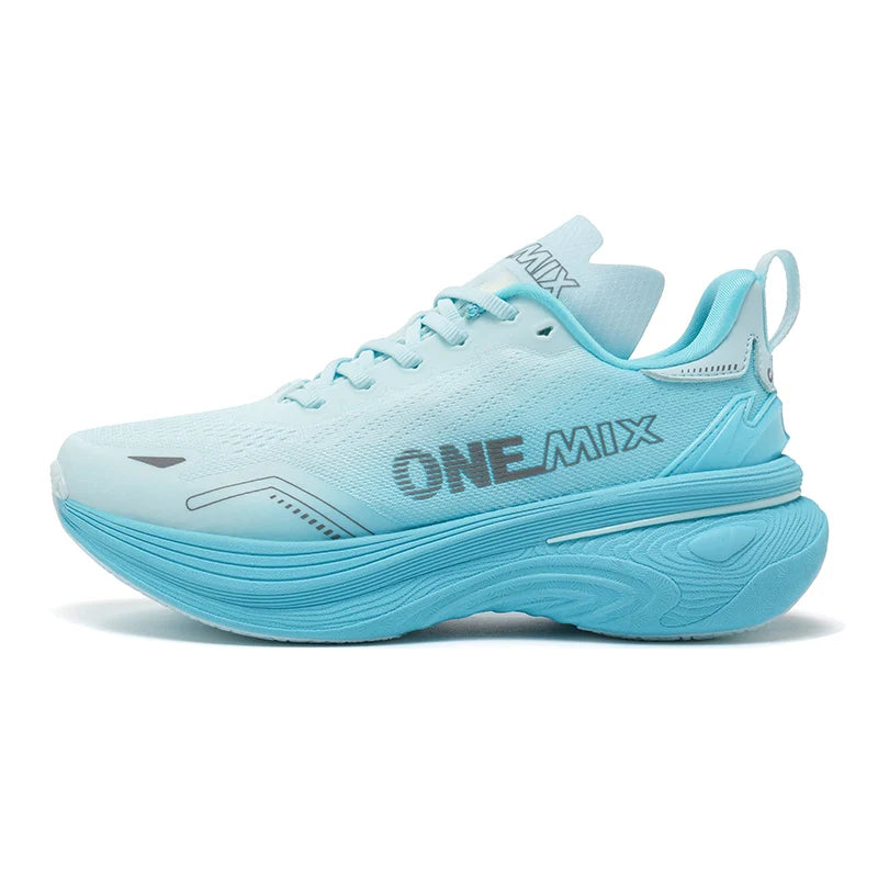 ONEMIX Bumper Max Jogging Running Shoes, Unisex Lightweight Sneakers, Road Wear-Resistant, Fashion Sports Fitness Shoes