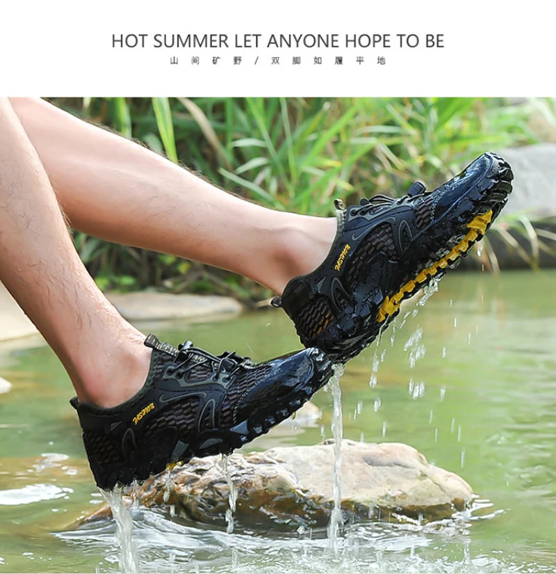 Breathable Outdoor Hiking Shoes Sports Wading Shoes Fishing Men's Shoes Summer Casual Sandals Comfortable and Breathable