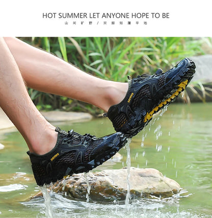 Breathable Outdoor Hiking Shoes Sports Wading Shoes Fishing Men's Shoes Summer Casual Sandals Comfortable and Breathable
