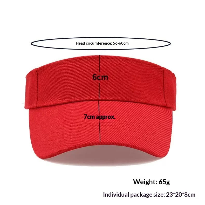 1pc Structured Brim Quick-Dry Sun Visor Hat for Women,Lightweight Sun Protection Sports Visor for Running Golf Tennis Pickleball