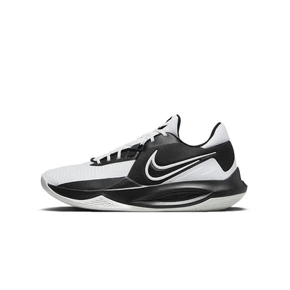 Nike Precision 6 Comfortable and Versatile Low-Top Basketball Shoes for Men in Black IO7605-040
