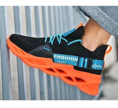 Hot Sale Fashion Purple Casual Sneakers Women Men Blade Running Shoes Big Size 48 Light Breathable Sports Shoes Men Mesh Sneakers