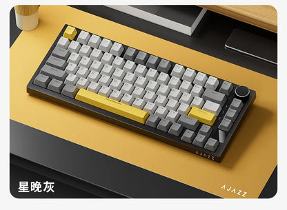 Ajazz AK820/AK820Pro gaming mechanical keyboard Bluetooth 5.1/Wireless/wired c custom keyboard with heat exchange sealed button