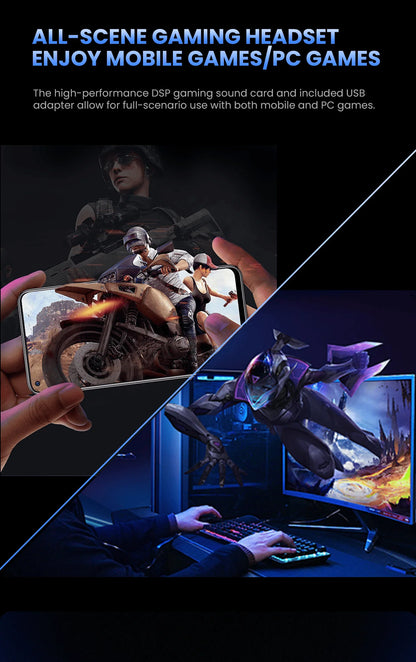 Auriculares Gaming HiFi com Fio EPZ G10 – Monitores In-Ear Type-C e 3.5mm com DAC, Isolamento de Ruído, Cabo Amovível e Microfone