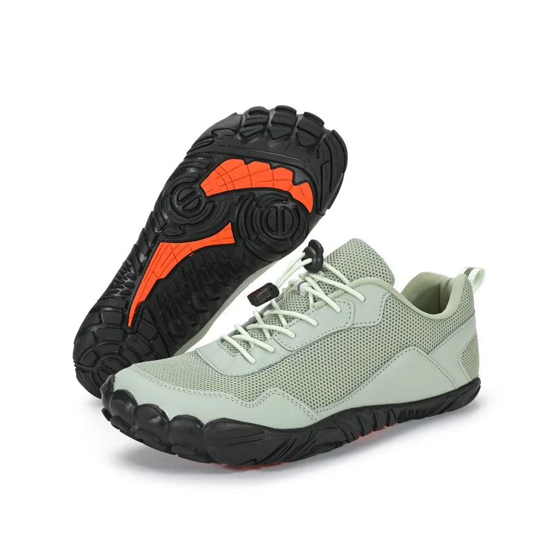 Men's Barefoot Hiking Shoes Breathable Outdoor Sports Climbing Shoes Trekking Sneakers Non-Slip Comfortable Men's Casual Jogging Footwear