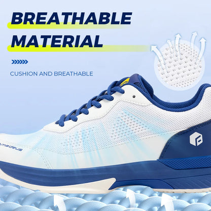 Zapatillas de tenis FitVille para hombre, versión ancha 2E, calzado deportivo profesional de entrenamiento, transpirable y antideslizante, para deportes de raqueta, con soporte para el arco plantar