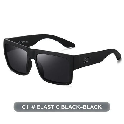 KAENON Fashion Square Versatile Polarized Sunglasses Men Women Sports Fishing Driving Sun Glasses UV400 Eyewear