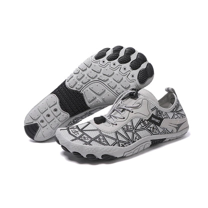 New Barefoot Wading Shoes Men and Women Mesh Quick-Drying Beach Shoes Outdoor Non-Slip Swimming Shoes Unisex Water Sports Shoes