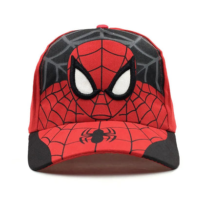 Marvel Spider-Man anime figurka, baseballová čepice, bavlněná čepice s kšiltem, studentská, pánská, dámská, kreslená, outdoorová, sluneční, kostýmová, dárek k narozeninám