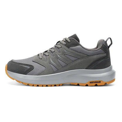 FitVille extra breda sneakers för män, vandrings- och promenadskor, bred tåbox, lätt löparsko för platta fötter med fotvalvsstöd