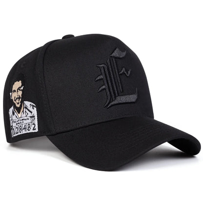 Casquettes de baseball unisexes brodées « E » – Printemps-automne – Chapeaux décontractés ajustables pour l’extérieur – Chapeau anti-UV – Casquette de sport