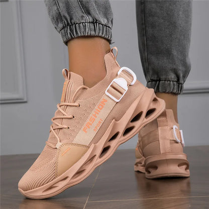 Hot Sale Fashion Purple Casual Sneakers Women Men Blade Running Shoes Big Size 48 Light Breathable Sports Shoes Men Mesh Sneakers