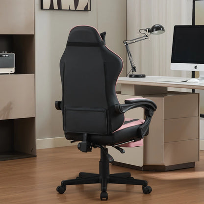 Ergonomic Gaming Chair, Gaming Chair with Storage Backrest, Adjustable Height, for Office and Gaming