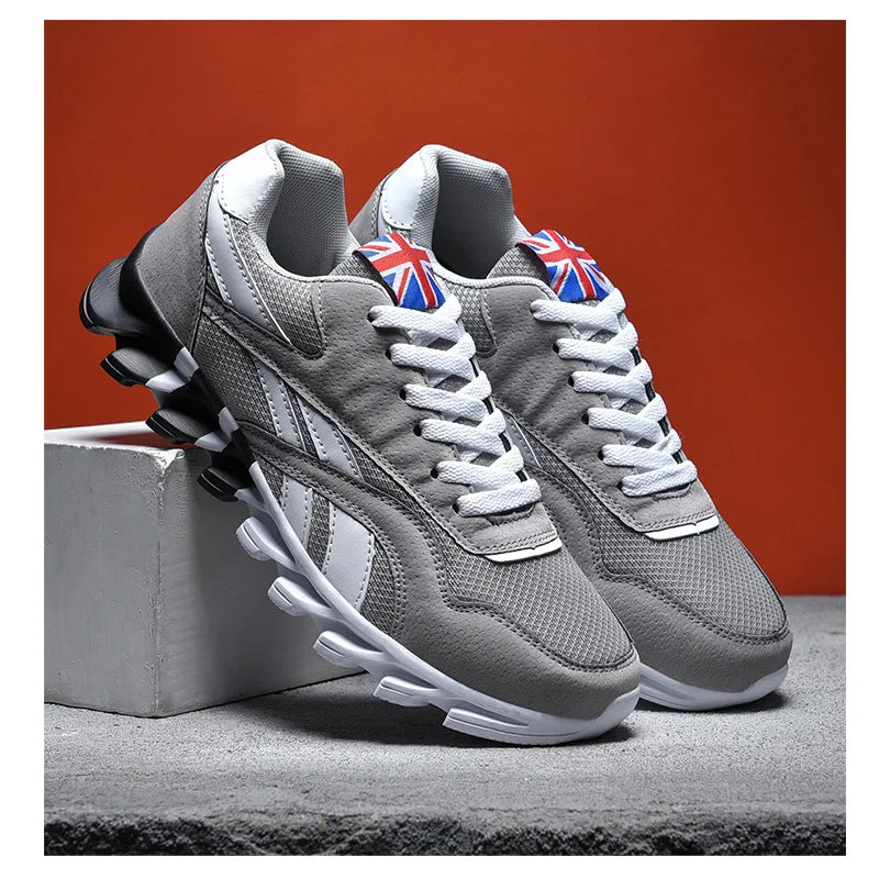 Nuove scarpe da running da uomo e da donna, sneakers casual traspiranti, antiscivolo e ammortizzate, comode per sport all’aperto e camminata, taglie 36-48