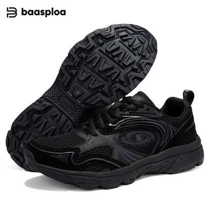Baasploa Women Running Sneakers Brand Mesh Breathable Comfortable Walking Shoes Outdoor Anti-slip Female Casual Jogging Sports Shoes