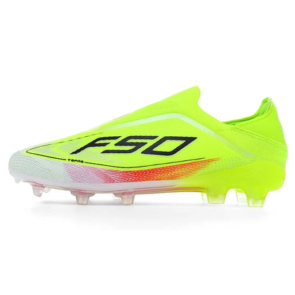 Men's Soccer Cleats Professional Football Boots Society Turf Breathable Mesh Youth Soccer Shoes Anti-Skid Male Sneakers Chuteira