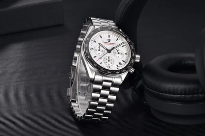 PAGANI DESIGN 2026 New Men's Watches Top Luxury Quartz Watch For Men Auto Date Speed Chronograph AR Sapphire Mirror Wrist watch