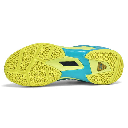 Professional Badminton Shoes for Men and Women Anti-Slip Tennis Trainers for Indoor and Outdoor Sports Blue Sneakers