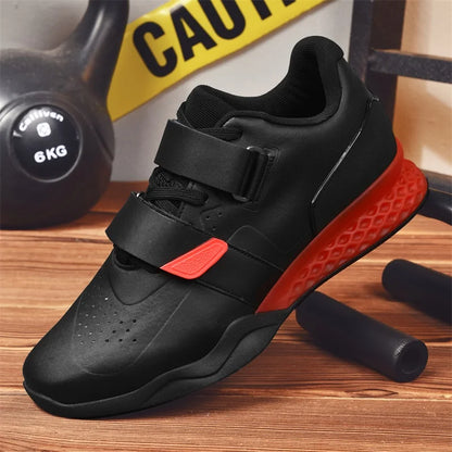 Weightlifting Shoes Professional  Men Women Powerlifting Squat Training Hard Sole Gym Shoes with Stable Heel Non Slip Design