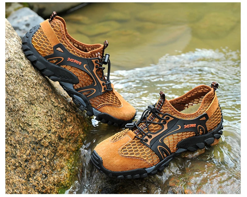 Breathable Outdoor Hiking Shoes Sports Wading Shoes Fishing Men's Shoes Summer Casual Sandals Comfortable and Breathable