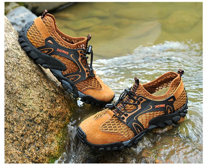 Breathable Outdoor Hiking Shoes Sports Wading Shoes Fishing Men's Shoes Summer Casual Sandals Comfortable and Breathable