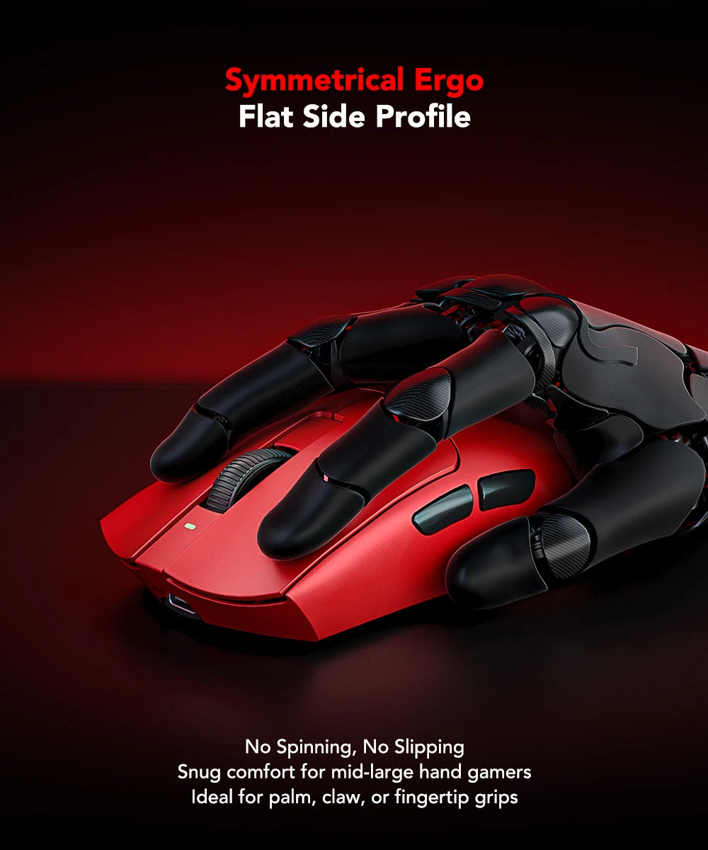 KYSONA Jupiter Series Gaming Mouse  Wired Wireless Mice 8Khz PAW3950 Sensor  Bluetooth 46g Rechargeable Web Driver For PC laptop