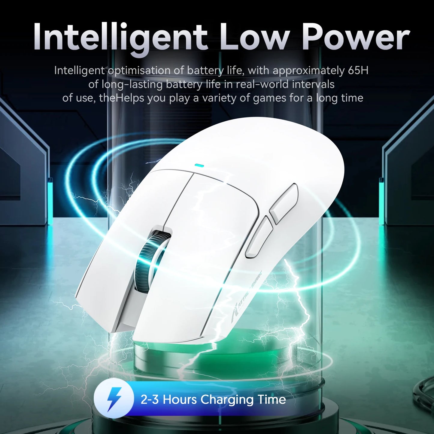 ATTACK SHARK X11SE Wireless Gaming Mouse, Tri-Mode, 63g Superlight With PAW3311 Sensor, 22000 DPI, 300mAh Battery, Dual Driver