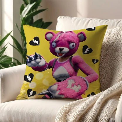 F-FORTNITE Cuddle Team Leader cushion cover For Pillow Printing Sofa Decoration Home CarRoom Coffee Shop Office NordicSimplicity
