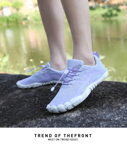 Couple Outdoor Sports Aqua Shoes, Barefoot Shoes, Quick-Dry Beach Swimming Fitness Wading Hiking Cycling Water Sneakers Shoes