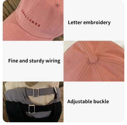 Kapa za bejzbol s izvezenim slovom za žene, proljeće/ljeto, za vanjsku upotrebu, s UV zaštitom, uniseks snapback kapa, sportska, ležerna, muška, hip hop kapa