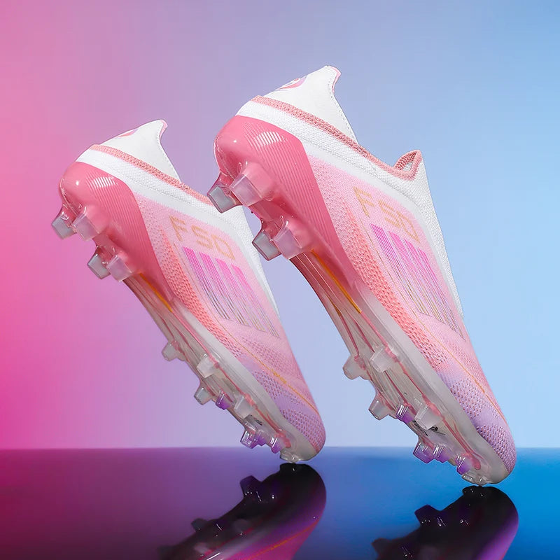 New Men's Soccer Shoes Grass Adult Football Boots FG Ultralight Sport Indoor Cleats Non-Slip Turf Futsal Comfortable  Sneakers