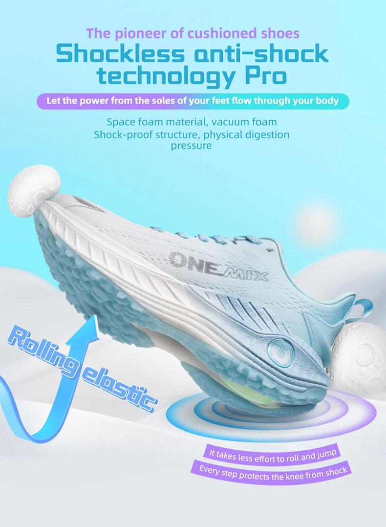 ONEMIX Autumn Sneakers, Breathable Jogging Shoes for Men, Lightweight Women's Sport Sneakers, Men's Gym Shoes, Outdoor Male Sports Shoes