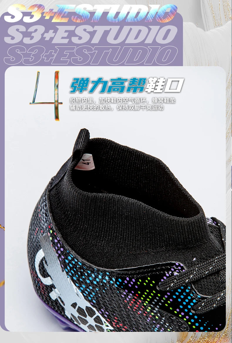 Professional Football Boots Men's Soccer Shoes Society Football Cleats Ultralight Training Soccer Sneakers Men Outdoor Sports Shoe