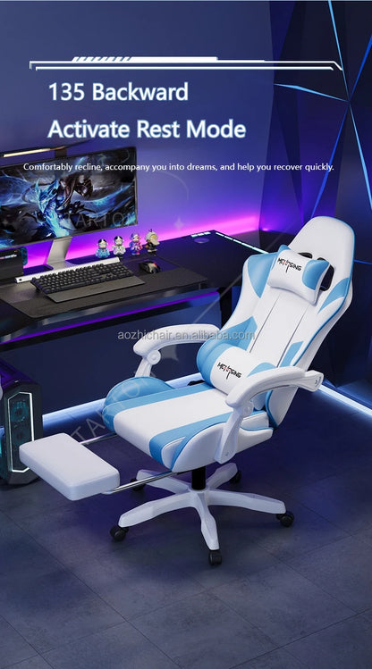 Ergonomic Modern Design Swivel Chair for Office and Home E-sport Gaming Chair With Wheels Revolving Style Computer Gaming Chair