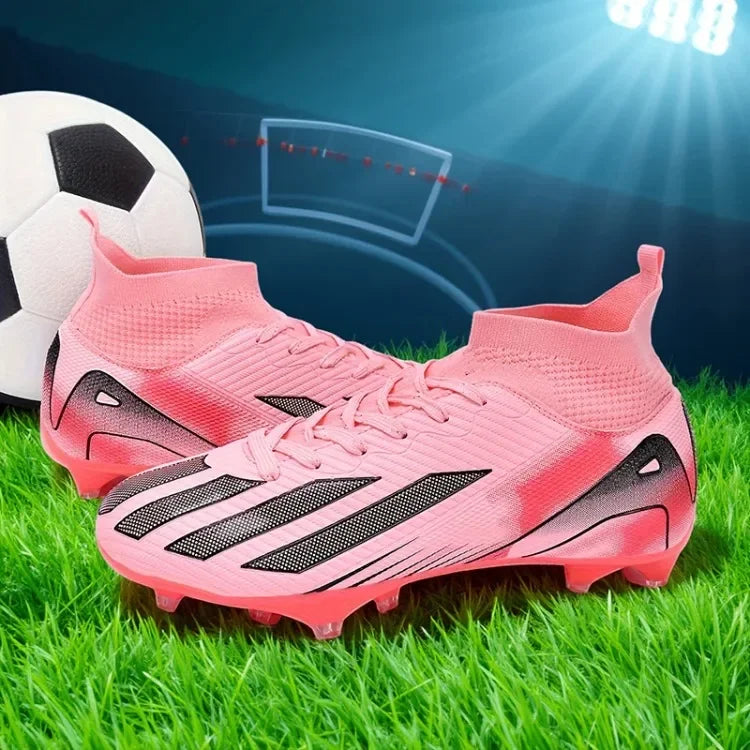 New Men's Football Boots Adult Soccer Field Shoes Teenager Sports Cleats Outdoor Grass Training Boots High-Quality Sneakers