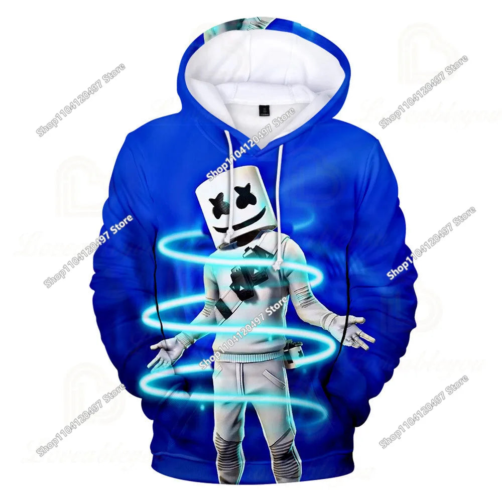 Game Fortnite Hoodies Teenager Boys Hoodie Kids Sweatshirts Cartoon Leisure Outerwear Children Cosplay Pullovers Streetwear Gift