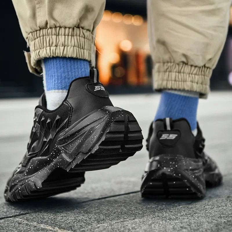 Men's Sport Shoes Casual Fashion Running Sneakers High Quality Breathable Lightweight Outdoor Walking Anti-slip Footwear
